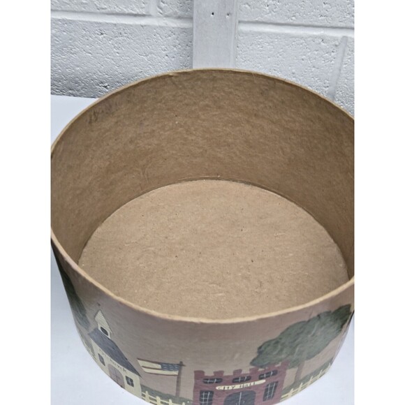 Stacked Shaker Boxes 3 Hand Painted Cottagecore Farm Homestead - Picture 5 of 16